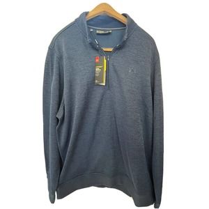 Under Armour Pullover Coldgear Storm 1/4 Zip Jacket Navy Size XL
